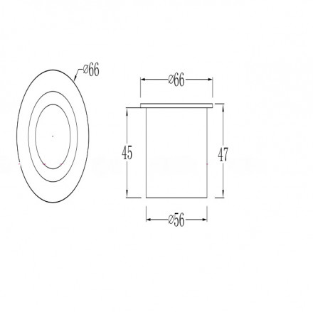 Встраиваемый светодиодный светильник Maytoni Limo O037-L3B3K