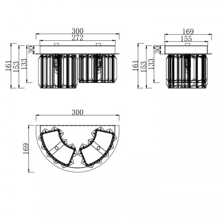 Настенный светильник Maytoni Colline MOD083WL-02CH