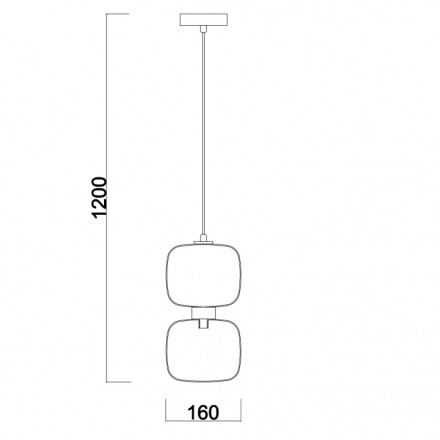 Подвесной светильник Freya Lumen FR5215PL-01BS
