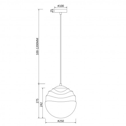 Подвесной светильник Maytoni Vinare P074PL-01N