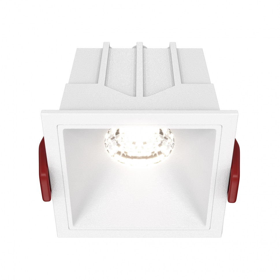Встраиваемый светильник Maytoni Technical Alfa LED DL043-01-10W4K-SQ-W