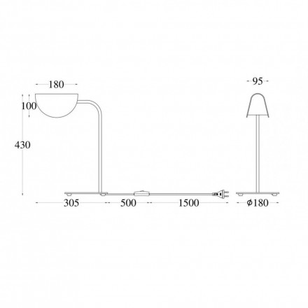 Настольная лампа Maytoni Technical Mollis MOD126TL-01B