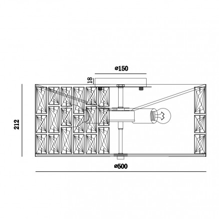Потолочный светильник Maytoni Gelid MOD184PL-04CH