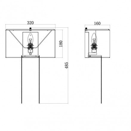 Бра Maytoni Impressive MOD151WL-01G