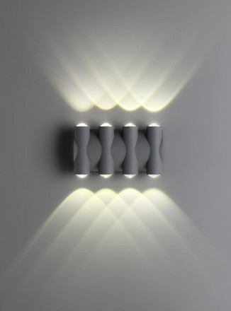 Уличный настенный светодиодный светильник Novotech Street 358568