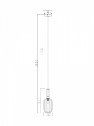 Подвесной светильник Freya Zelma FR8013PL-01AM