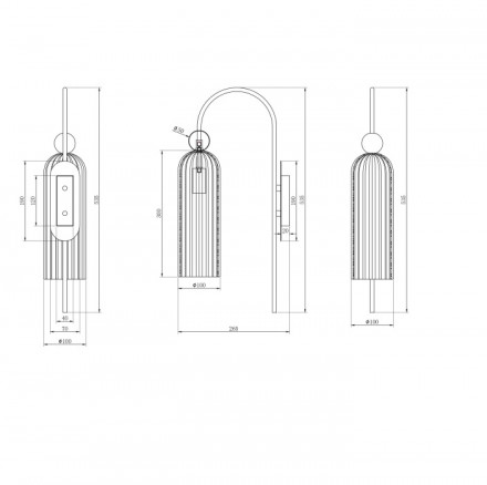 Бра Maytoni Antic MOD302WL-01W