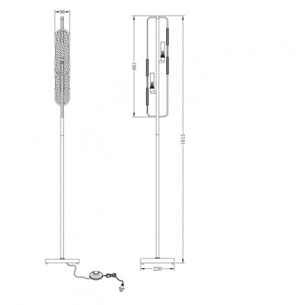 Торшер Maytoni Marmo MOD099FL-02G
