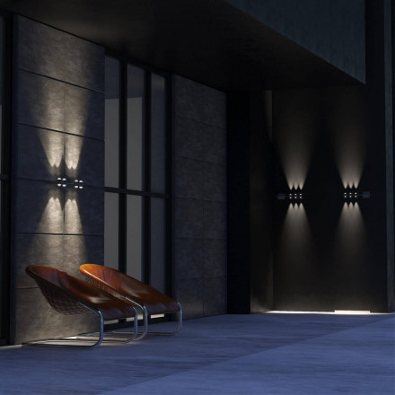 Уличный настенный светодиодный светильник Novotech Street 358573