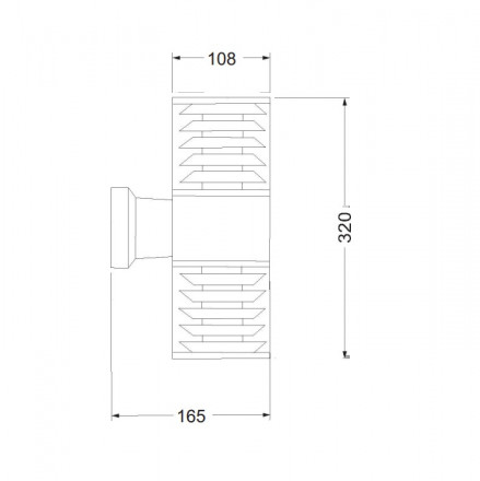 Настенный светильник Maytoni Bronx O576WL-02GR