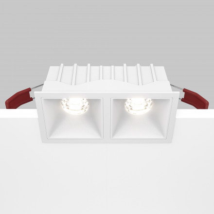 Встраиваемый светильник Maytoni Technical Alfa LED DL043-02-10W4K-D-SQ-W