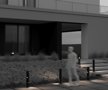 Уличный ландшафтный светодиодный светильник Maytoni Cave O468FL-L9B3K