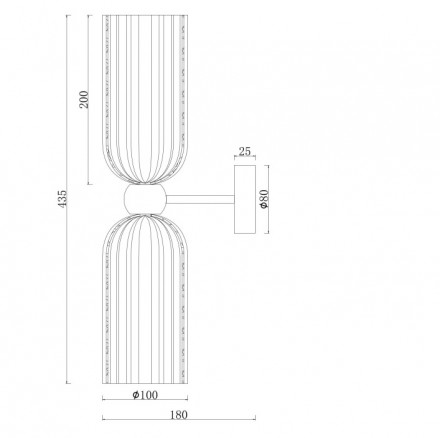 Бра Maytoni Antic MOD302WL-02CG