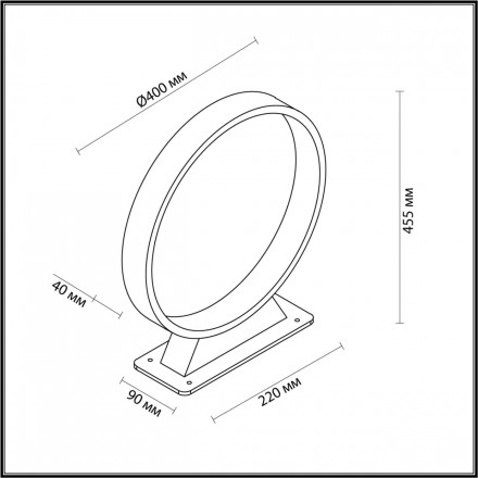 Уличный светильник Odeon Light Nature Uvo 6615/6FL
