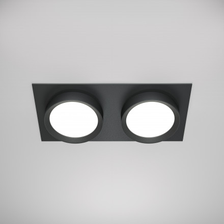 Светильник встраиваемый Maytoni Hoop DL086-02-GX53-SQ-B