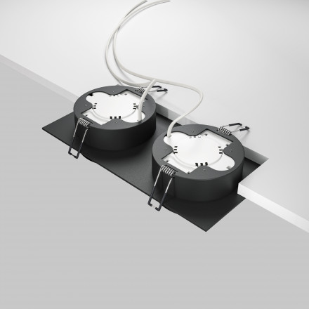 Светильник встраиваемый Maytoni Hoop DL086-02-GX53-SQ-B