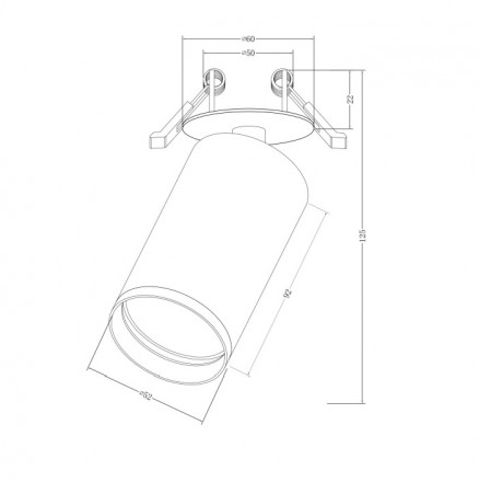 Спот Maytoni FOCUS S C049CL-U-1W