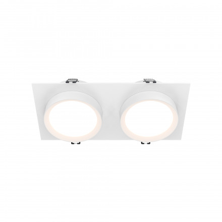 Светильник встраиваемый Maytoni Hoop DL086-02-GX53-SQ-W