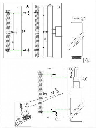Настенный светильник Odeon Light Tingi 2660/2W