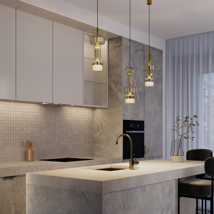 Светильник подвесной светодиодный Maytoni Level MOD253PL-L18BS3K1