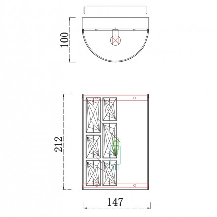 Настенный светильник Maytoni Gelid MOD184-WL-01-CH