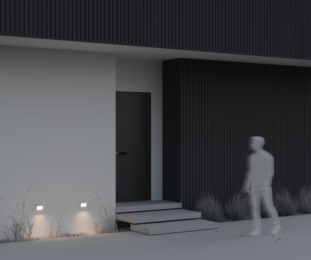 Уличный настенный светодиодный светильник Maytoni Mane O047SL-L3W3K