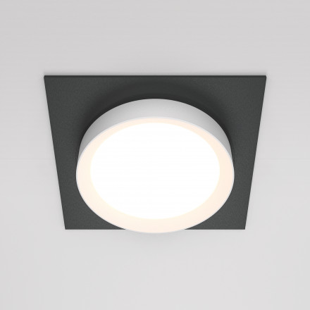 Встраиваемый светильник Maytoni Hoop DL086-GX53-SQ-BW