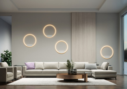 Настенный светодиодный светильник Maytoni Rim MOD058WL-L50W4K