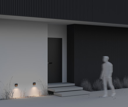 Уличный настенный светодиодный светильник Maytoni Mane O047SL-L3B3K