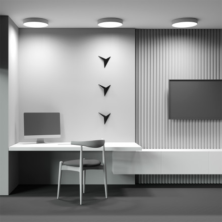 Светильник потолочный светодиодный Maytoni Zon C032CL-45W4K-RD-MG