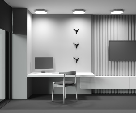 Светильник потолочный светодиодный Maytoni Zon C032CL-45W4K-RD-MG