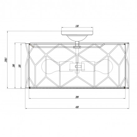 Потолочный светильник Maytoni Messina H223-PL-03-G