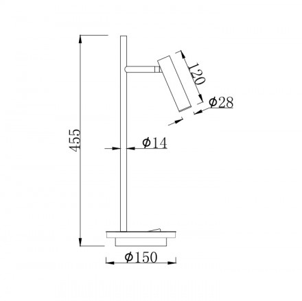 Настольная лампа Maytoni Estudo Z010TL-L8W3K