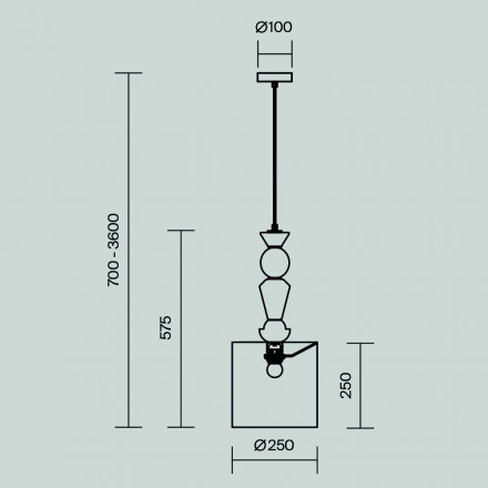 Светильник подвесной Maytoni Comforty MOD298PL-01W2
