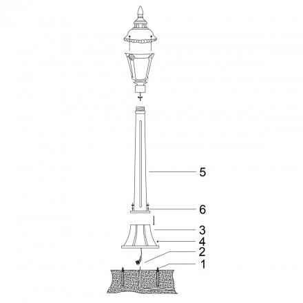 Уличный светильник Maytoni Goiri O028FL-01BZ
