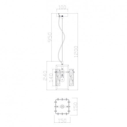 Подвесной светильник Freya Basilica FR5166PL-01BS