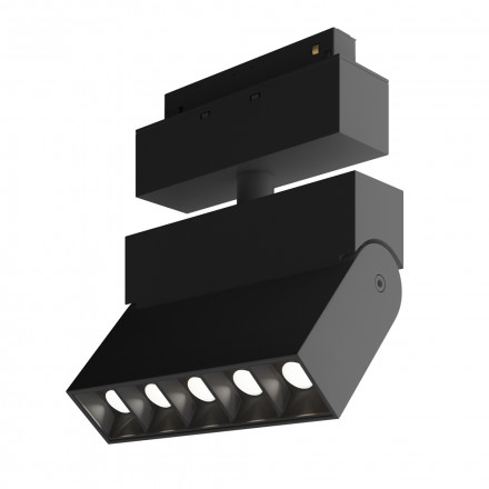 Трековый магнитный однофазный светодиодный светильник Maytoni Points Rot Gravity TR077-2-10W3K-B