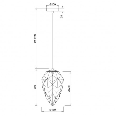 Подвесной светильник Maytoni Globo P052PL-01BL