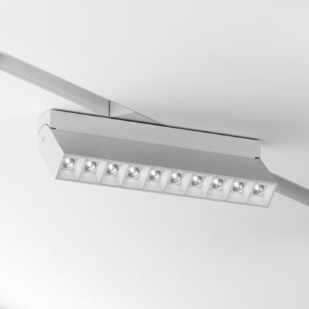 Трековый магнитный однофазный светодиодный светильник Maytoni Points Rot Gravity TR077-2-20W4K-W