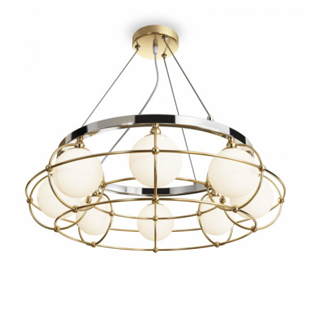 Подвесная люстра Maytoni Carcass MOD312PL-08GCH