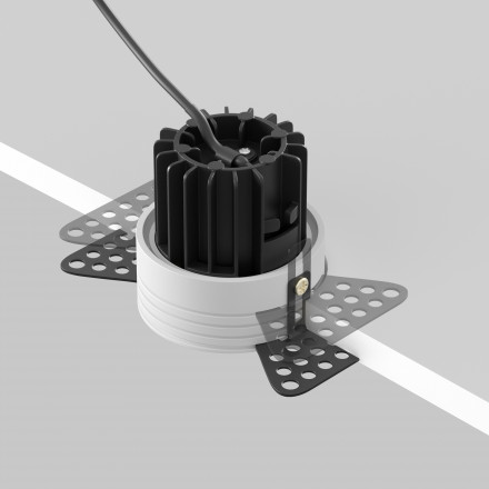 Светильник встраиваемый Maytoni Round DL058-7W4K-TRS-W