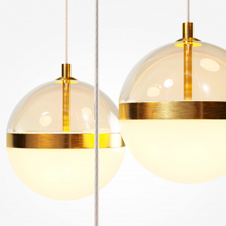 Люстра подвесная светодиодная Maytoni Area MOD295PL-L60BBS3K