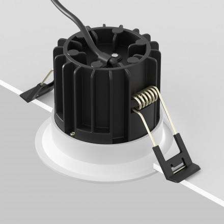 Светильник встраиваемый светодиодный Maytoni Round DL058-12W-DTW-W