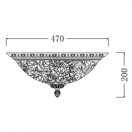 Потолочный светильник Maytoni Pascal C908-CL-04-R