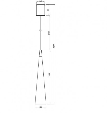 Подвесной светодиодный светильник Maytoni Sintesi P090PL-L12CH3K