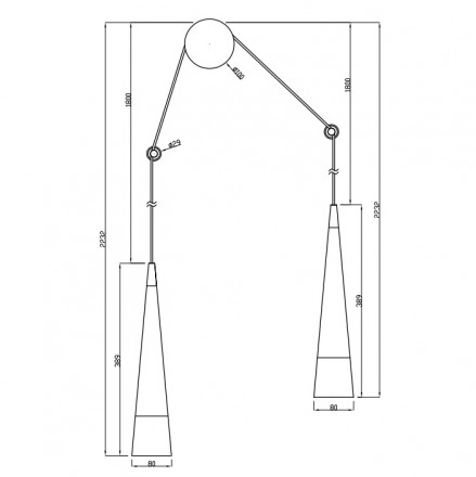 Бра Maytoni Sintesi P090WL-L24CH3K