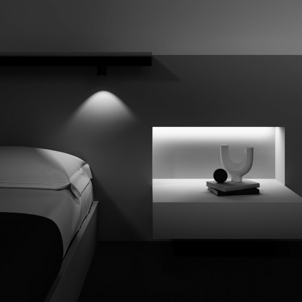 Трековый магнитный светодиодный светильник Maytoni Exility Alfa S TR132-2-7W4K-B