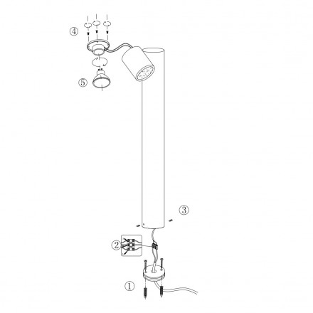 Уличный светильник Maytoni Wall Street O010FL-01B