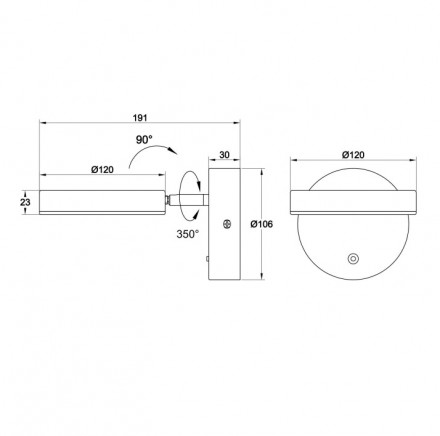 Светодиодный спот Maytoni Fad MOD070WL-L8W3K