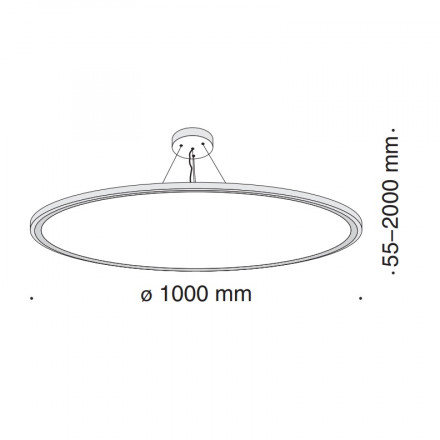Подвесной светодиодный светильник Maytoni Cosmos MOD057PL-L96W4K